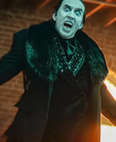 Renfield 2023 Dracula Black Coat