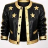 Retro Black and Gold Star Jacket