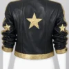 Retro Black and Gold Star Jacket