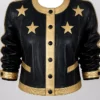 Retro Black and Gold Star Jacket