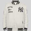 Retro New York Yankees Satin Varsity Jacket