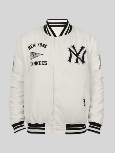 Retro New York Yankees Satin Varsity Jacket
