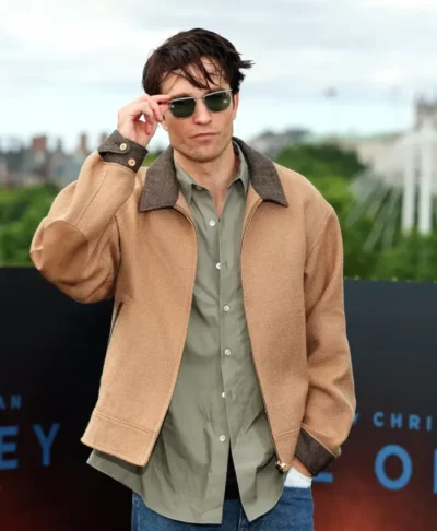 Robert Pattinson The Odyssey Brown Jacket