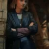 Robin Buckley Stranger Things S05 Leather Coat