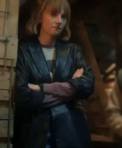 Robin Buckley Stranger Things S05 Leather Coat