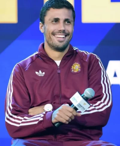 Rodri Fanatics Fest NYC 2026 Spain Maroon Jacket
