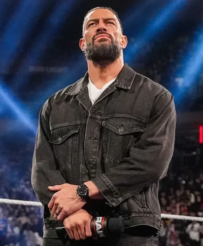 Roman Reigns Denim Trucker Jacket