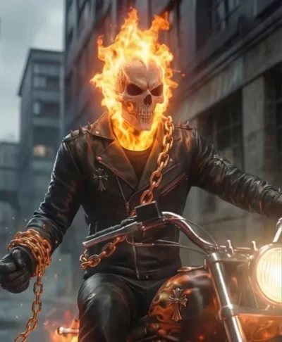 Ryan Gosling Ghost Rider Biker Jacket