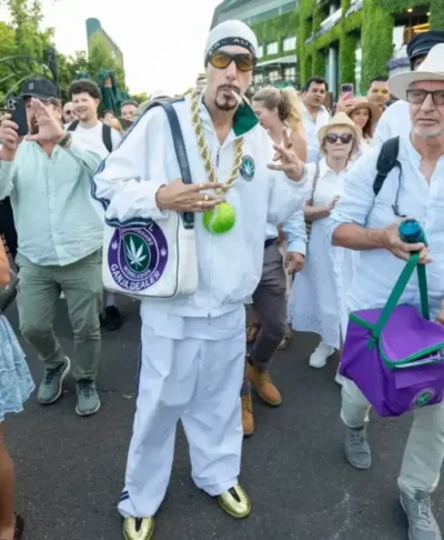 Sacha Baron Cohen Wimbledon Ali G White Track Jacket
