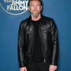 Sam Worthington Tonight Show Leather Jacket