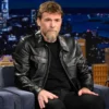Sam Worthington Tonight Show Leather Jacket