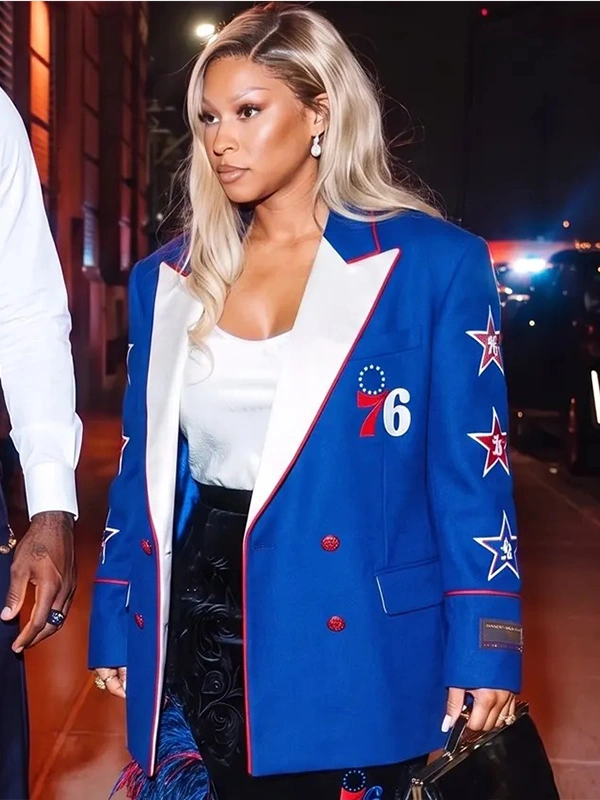 Savannah James Philadelphia 76ers Blazer