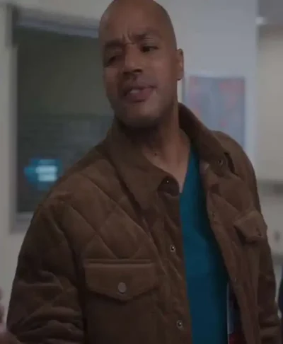 Scrubs Christopher Turk Brown Quilted Jacket