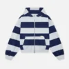 Scuffers Striped Navy Hoodie