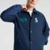 Seattle Mariners Navy Coaches Jacket
