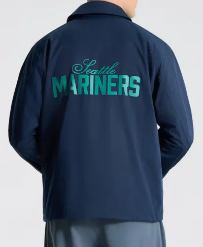 Seattle Mariners Navy Coaches Jacket