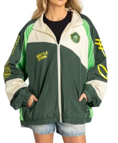 Seattle Storm Wild Collective Oversized Track Jacket