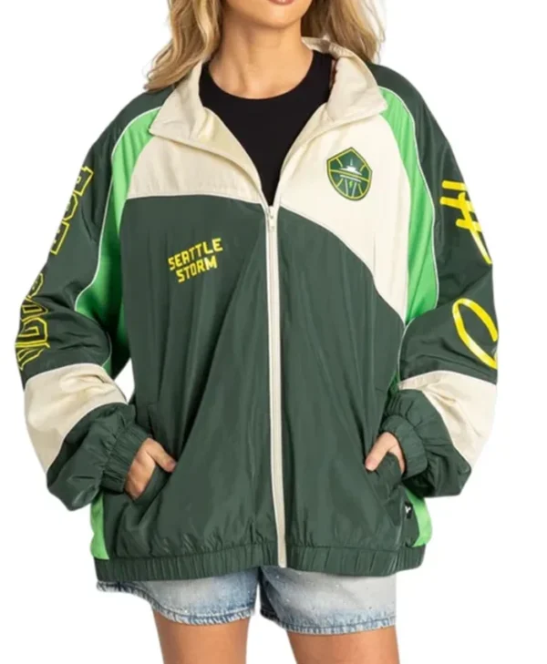 Seattle Storm Wild Collective Oversized Track Jacket