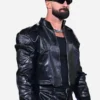 Seth Rollins Fanatics Fest NYC 2026 Black Leather Jacket