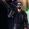 Seth Rollins Fanatics Fest NYC 2026 Black Leather Jacket