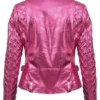 SexLife Billie Connelly Pink Leather Jacket for sale