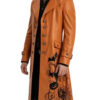 Shadow Veil Leather Coat