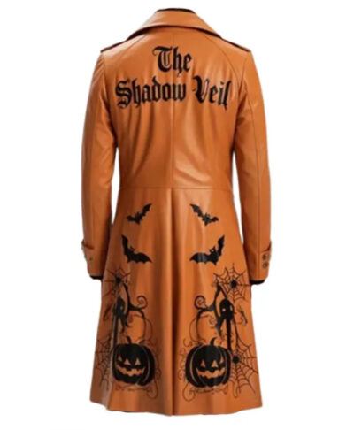 Shadow Veil Leather Coat