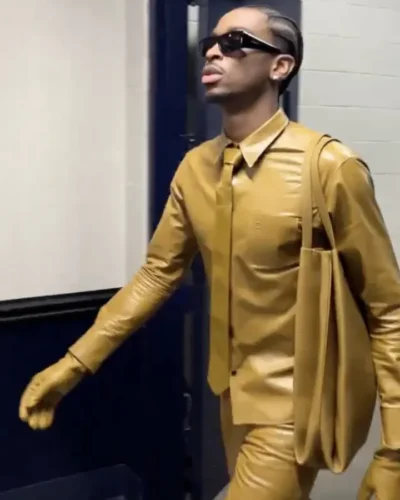 Shai Gilgeous Alexander Gold Suit