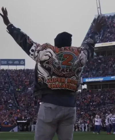 Shannon Sharpe Denver Broncos Legacy Leather Jacket