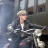 Shia LaBeouf Indiana Jones 4 Black Leather Jacket