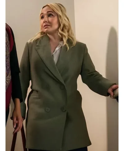 Sleepwalker Hayden Panettiere Wool Coat