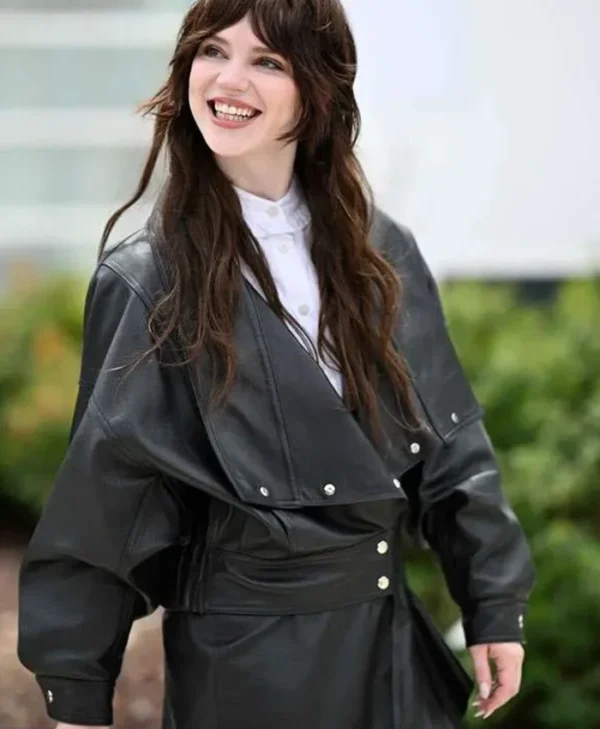 Sophie Thatcher Her Private Hell Leather Jacket