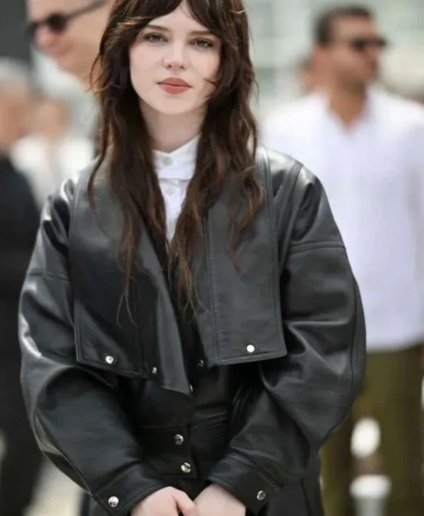 Sophie Thatcher Her Private Hell Leather Jacket