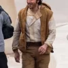 Star Wars Andor Diego Luna Brown Hooded Vest