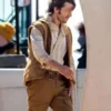 Star Wars Andor Diego Luna Brown Hooded Vest