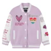 Stegaro Love Eyes Letterman Jacket