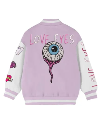 Stegaro Love Eyes Letterman Jacket
