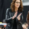 Stephanie White Indiana Fever Leather Jacket