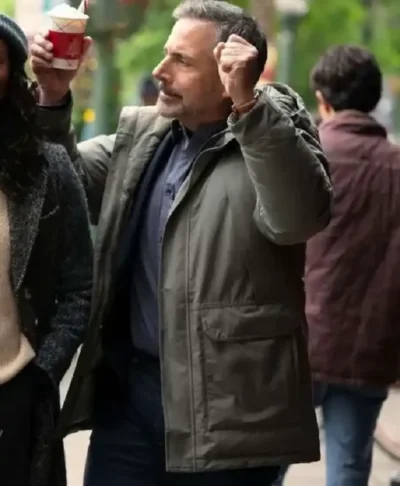 Steve Carell Rooster Season 1 Hooded Jacket