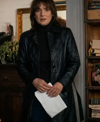 Stranger Things Joyce Byers Leather Coat