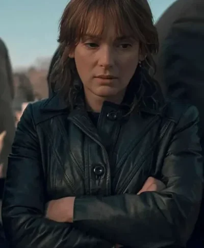 Stranger Things Joyce Byers Leather Coat