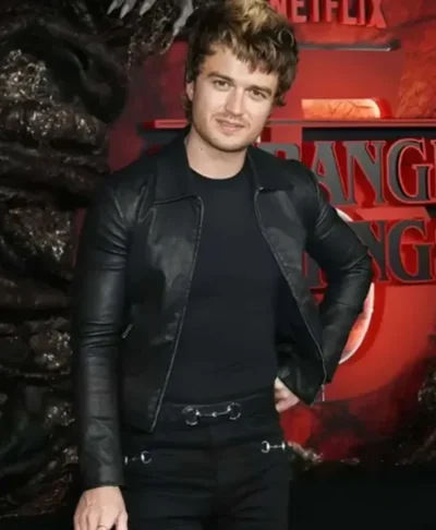 Stranger Things S05 Joe Keery Leather Jacket