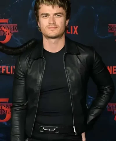 Stranger Things S05 Joe Keery Leather Jacket