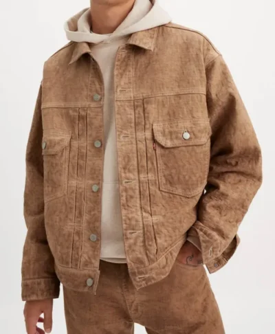 Stussy x Levi’s Jacquard Trucker Denim Jacket
