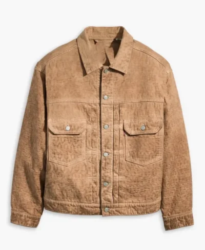 Stussy x Levi’s Jacquard Trucker Denim Jacket
