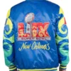 Super Bowl LIX The Big Easy Full-Snap Satin Jacket