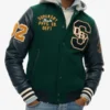 Superdry College Patched Varsity Bomber Hooded Jacket
