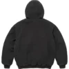 Supreme Black Reflective Arc Hooded Work Jacket