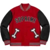 Supreme Bone Varsity Letterman Jacket