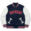 Supreme Bone Varsity Letterman Jacket